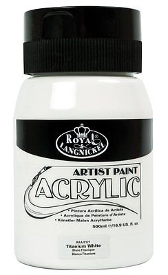 500ml Essentials Titanium White Royal Langnickel Acrylic Paint