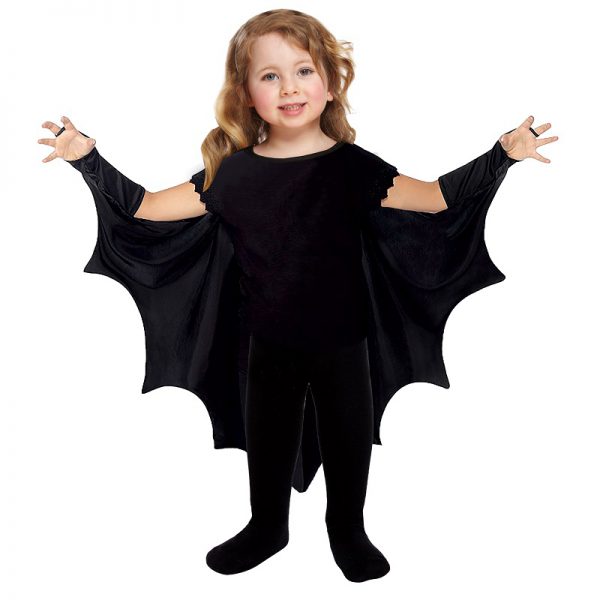 Childrens Fancy Dress Bat wing Cape Halloween Costume 2-3 Years