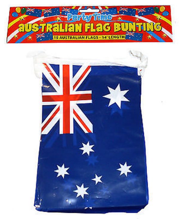 12ft Austalian Flag Bunting Decoration - F30 585