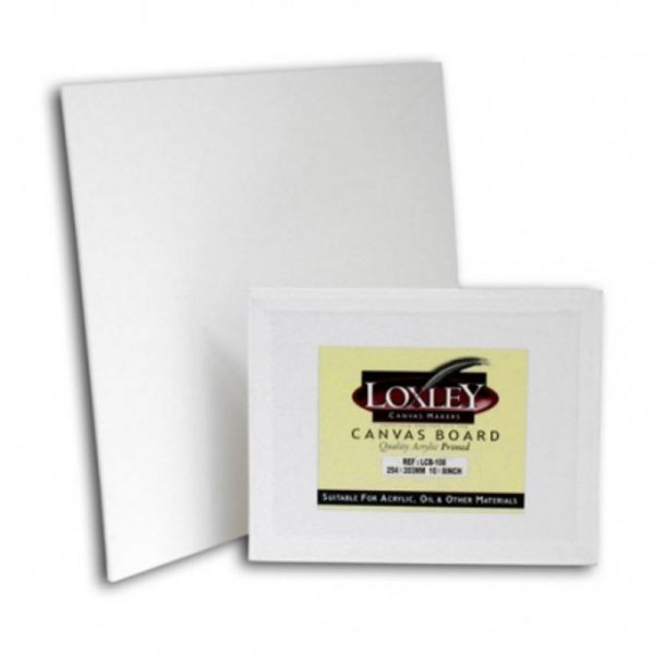 18"x14" Loxley Blank Canvas Boards For Oil / Acrylic Painting (Pk 5)