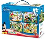 Childrens Disney Character Mikey Mouse 4in1 Jigsaw Puzzle Boxset 05138