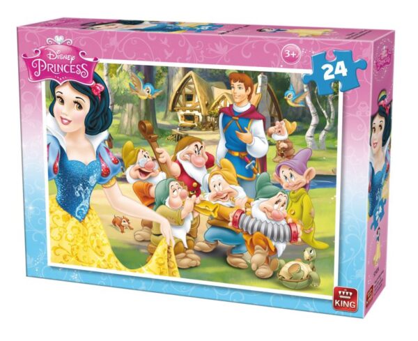 24 Piece Disney Jigsaw Puzzle - Snow White & The Seven Dwarves Puzzle A