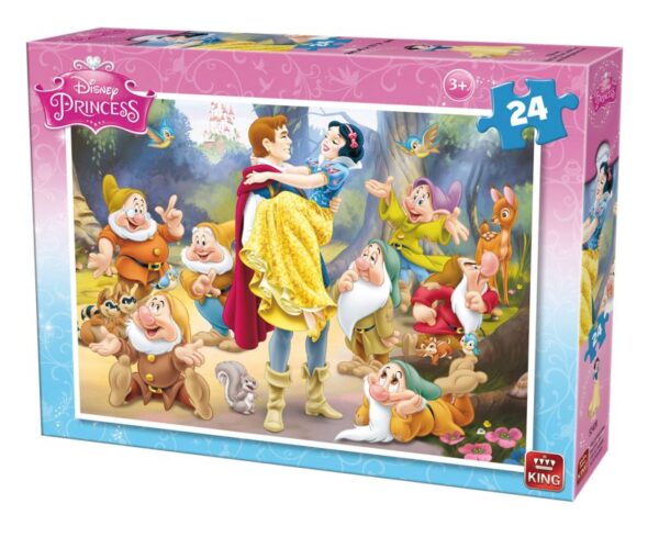 24 Piece Disney Jigsaw Puzzle - Snow White & The Seven Dwarves Puzzle B