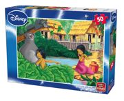 50 Piece Disney Jigsaw Puzzle - The Jungle Book Mowgli Baloo Puzzle B