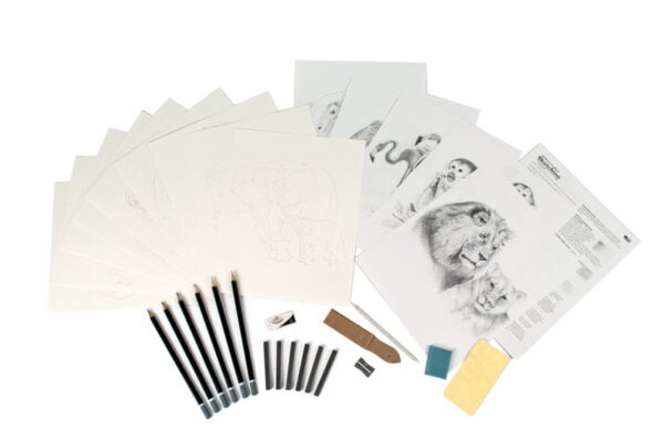 Wild Animals Artist Sketching Made Easy Drawing Set