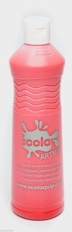 Scola Bright Red Poster Paint AM600/20/A-SPL5