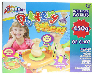 Children's Pottery Wheel With Modelling Clay - 16-0055/AS