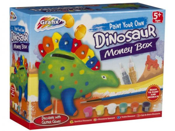 Paint Your Own Dinosaur Money Box Craft Kit - 16-6598