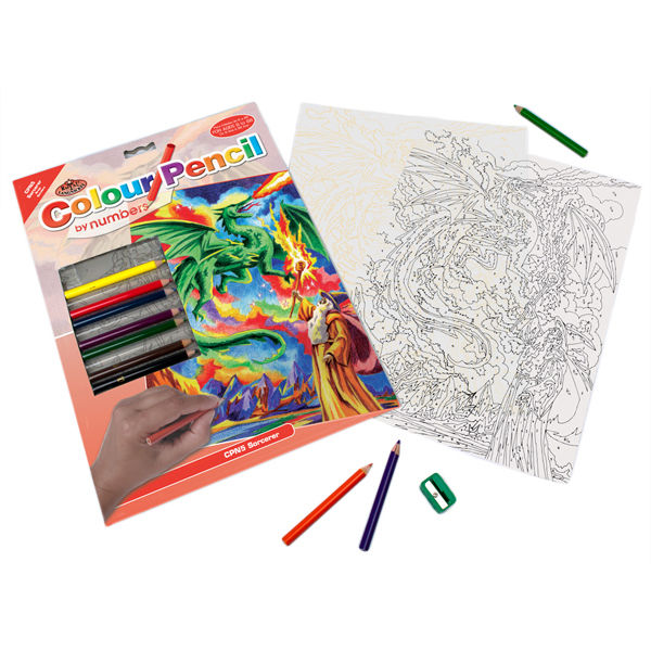 A5 Colour Sketching Made Easy Drawing Kit - Dragon