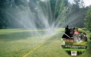 7m x 20mm Lay Flat Garden Sprinkler Hose & Connectors