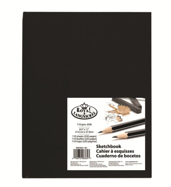 Hardback Black Sketchbook Pdq-sketch5-spl1