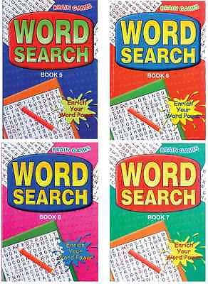 Handy Word Search Books Set of 4 Puzzle Books 2070