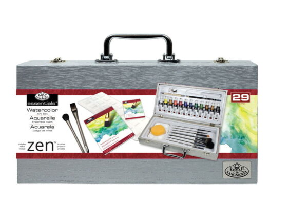 29 Piece Zen Watercolour Painting Artist Box Set
