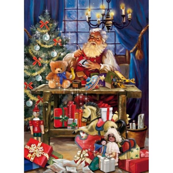 1000 Piece Christmas Jigsaw Puzzle - Santa's Desk - 05360
