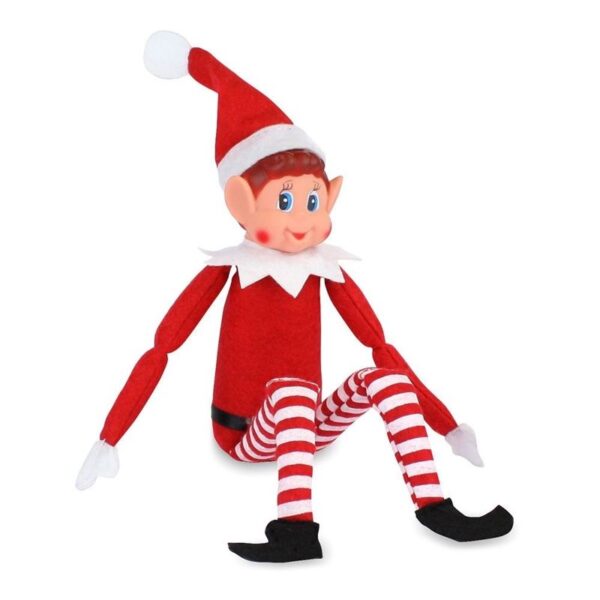 Toy Elf Soft Christmas Advent Doll 12" Long legged