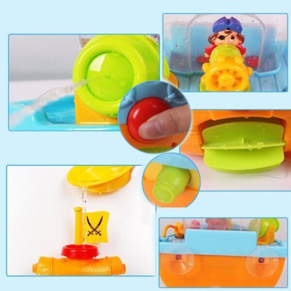 Pirate Ship Children's Colourful Bath Toy - HWA514066