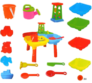 Quickdraw 19pc Beach Sand & Water Table Play Set 127