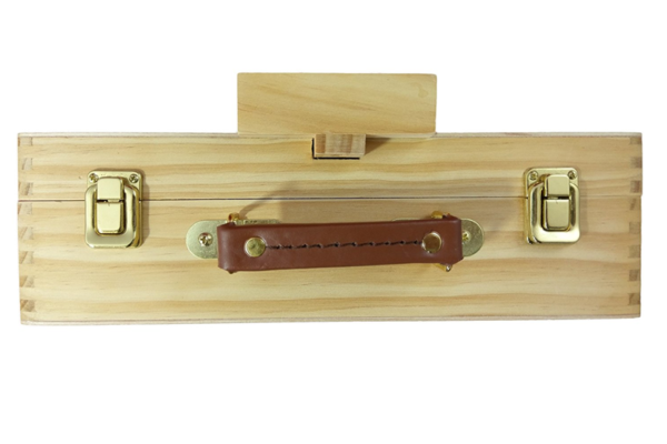 Large Beechwood Storage Box Easel Wooden - BV46