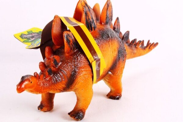 Stegosaurus Rubber Dinosaur Toy With Sound Effects - HWA915636-SPL4