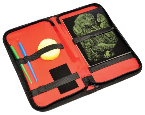 Engraving Art Travel Set With 6 Designs And Tool In Zip-up Carry Case