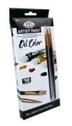 Pack Of 12 Essentials Range Artist Oil Paints And 2 Brushes