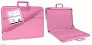 A3 Pink Artist Portfolio Folder Storage Case For Paintings And Drawings (non-ring)