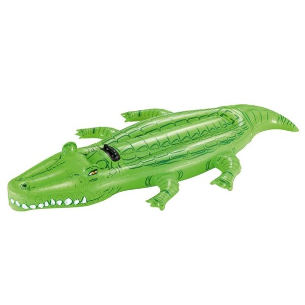 Large 80" Inflatable Crocodile Swimming Pool Ride On 41011