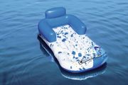 Large Inflatable Blue Swimming Pool Lounger Chair 43155