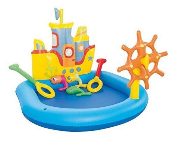 Inflatable Tug Boat Paddling Pool Play Centre 52211