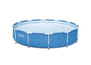 Large Swimming Pool 12ft Wide x 30" Round Rigid Steel Frame 56706