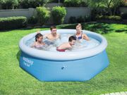 Large Inflatable Fast Set Paddling Swimming Pool 8ft x 26" 57265
