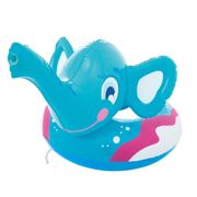 Blue Inflatable Elephant Swimming Pool Aid Spray Fun Float 36116