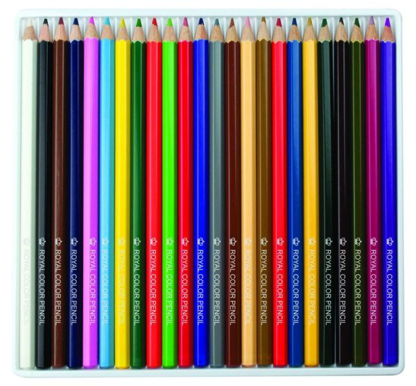 Pack Of 24 Artist Colouring Pencils Pen-24