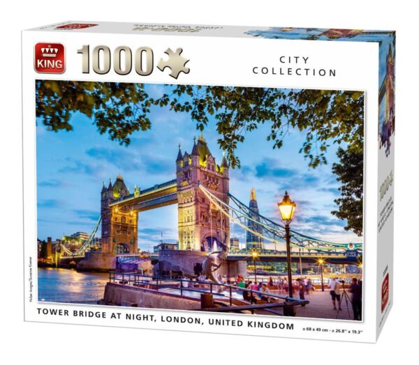 King 1000 Piece London Tower Bridge Jigsaw Puzzle 05740