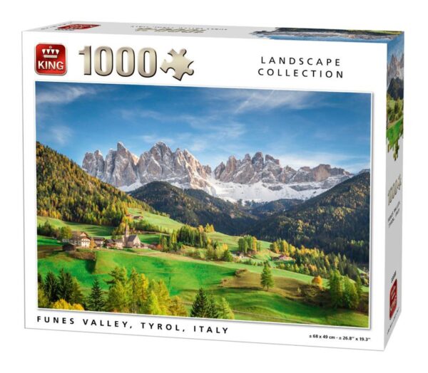 King 1000 Piece Italy Valley Jigsaw Puzzle 05708