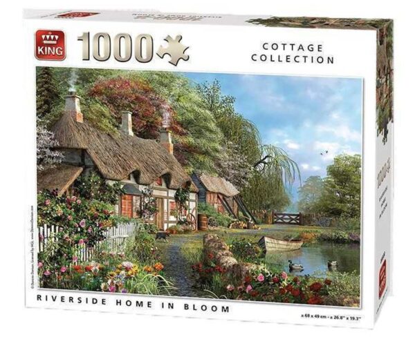 King 1000 Piece Riverside Home Jigsaw Puzzle 05718