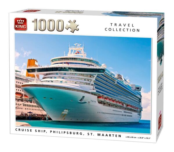 King 1000 Piece Philipsburg Cruise Ship Jigsaw Puzzle 05714