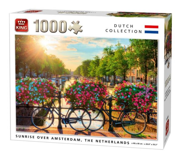 King 1000 Piece Sunrise Amsterdam Jigsaw Puzzle 05721