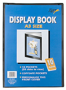 A3 10 Pocket Presentation Display Book