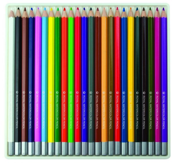 Pack Of 24 Artist Watercolour Pencils Wpen-24
