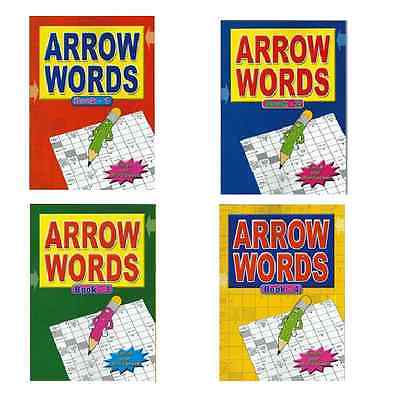 Arrow Word General Knowledge Adult A4 Crosswords 67 Puzzles - Book 1