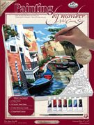 A4 Painting By Numbers Kit - Venice Scene PCS5