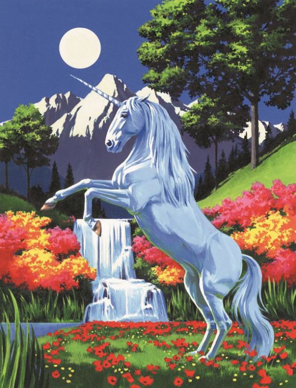 A4 Painting By Numbers Kit - Unicorn PCS9