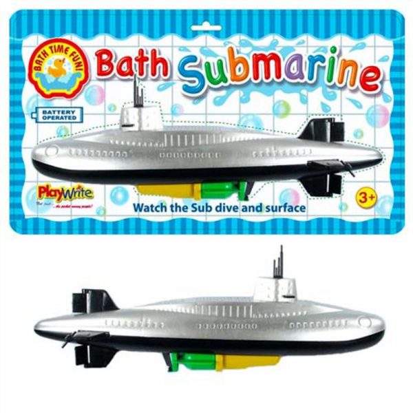 Children's 35cm Colourful Bath Toy Submarine 385-204