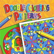 Doodle Colouring Books 80 Artistic Designs Per Book - Yellow