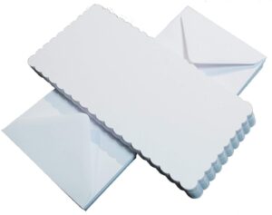 Blank cards and envelopes