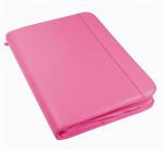 Collins Pink Executive Zipped Confrence Folder Folio RingBinder 7017