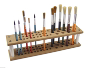 45 Assorted Sizes Artist Wooden Paint Brush Stand Holder