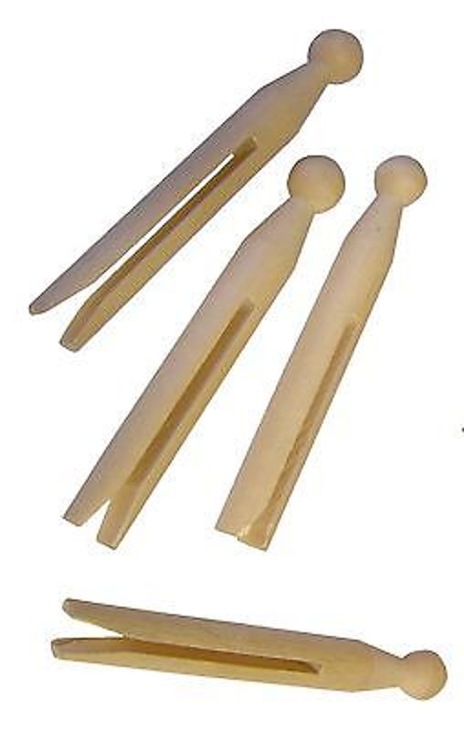 Traditional Natural Wooden 11cm Craft Dolly Pegs - 7064-24-SPL1