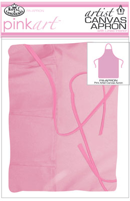 Pink-art Artist Canvas Painting Apron Smock For Clean Painting